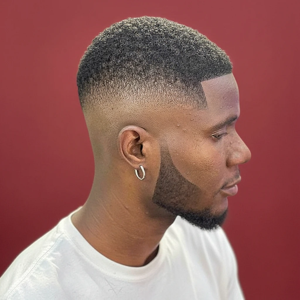 Corte de Cabelo Curto Masculino com Degradê Baixo