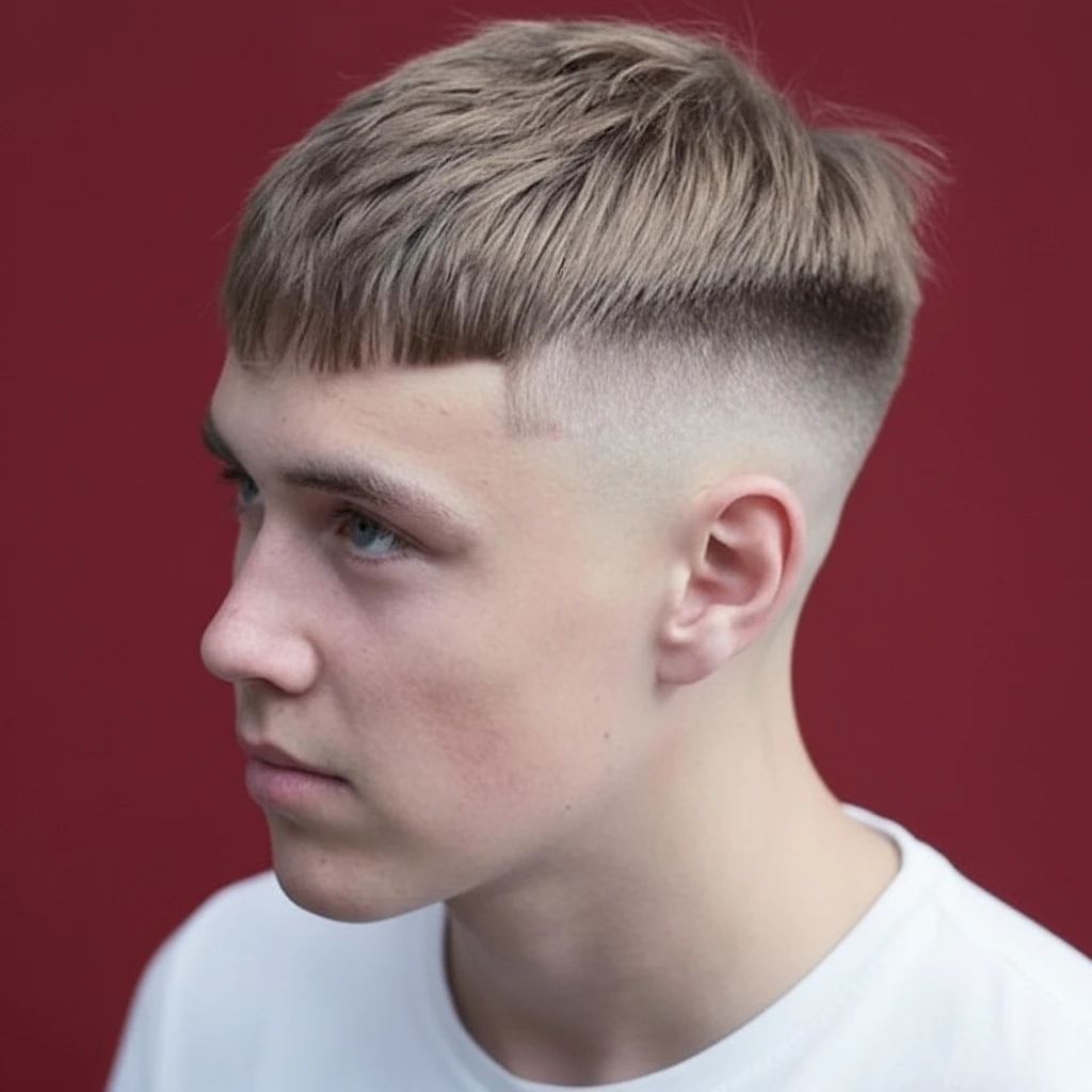 Corte de Cabelo Curto Masculino com Degradê Baixo