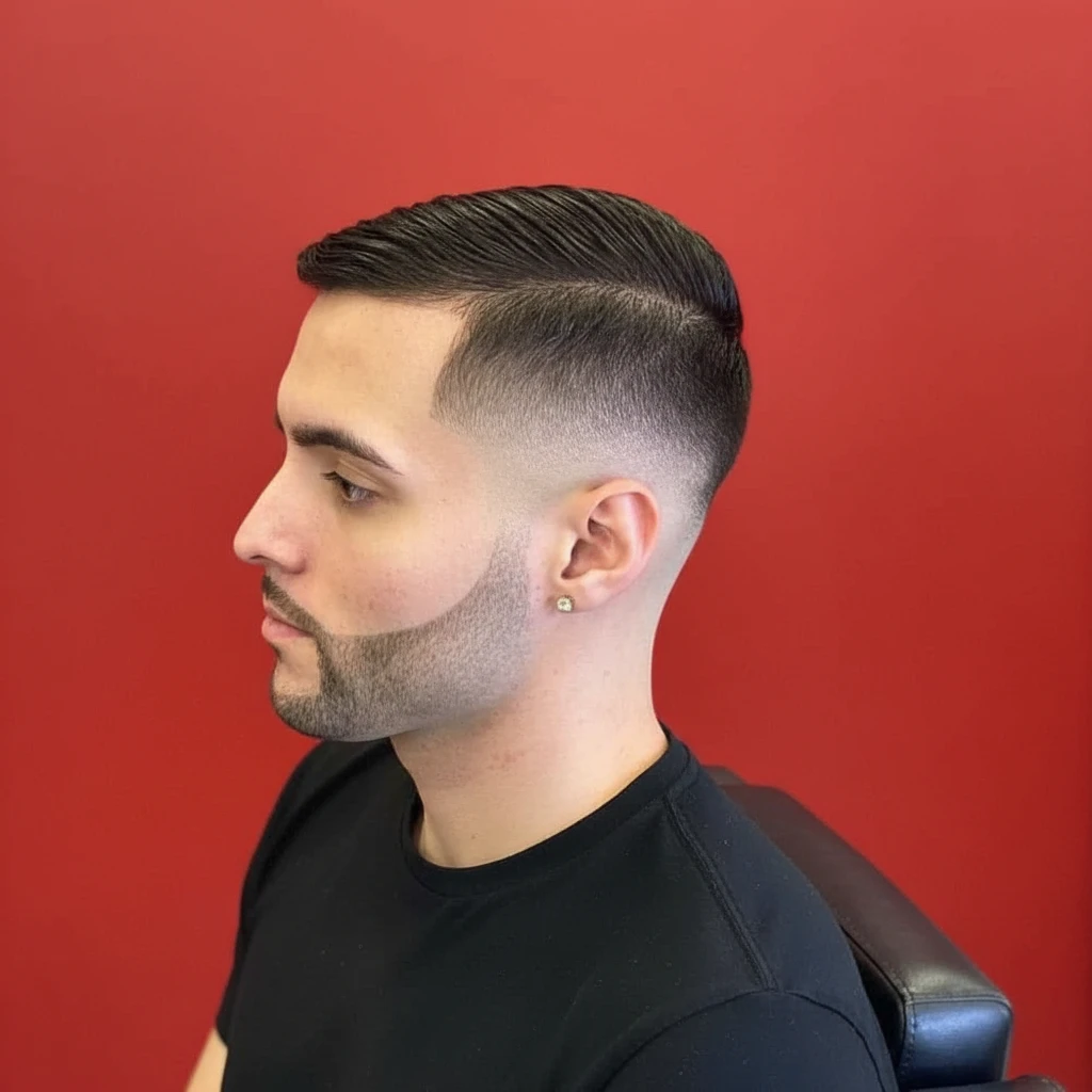 Corte de Cabelo Curto Masculino com Degradê Baixo