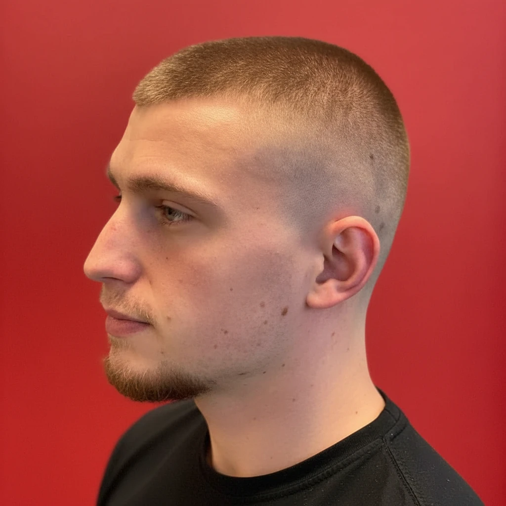 Corte de Cabelo Curto Masculino com Degradê Baixo