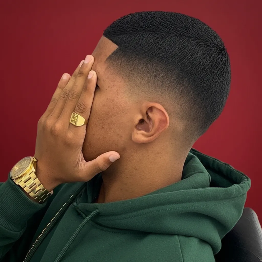 Corte de Cabelo Curto Masculino com Degradê Baixo