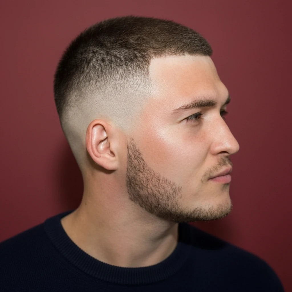 Corte de Cabelo Curto Masculino com Degradê Baixo