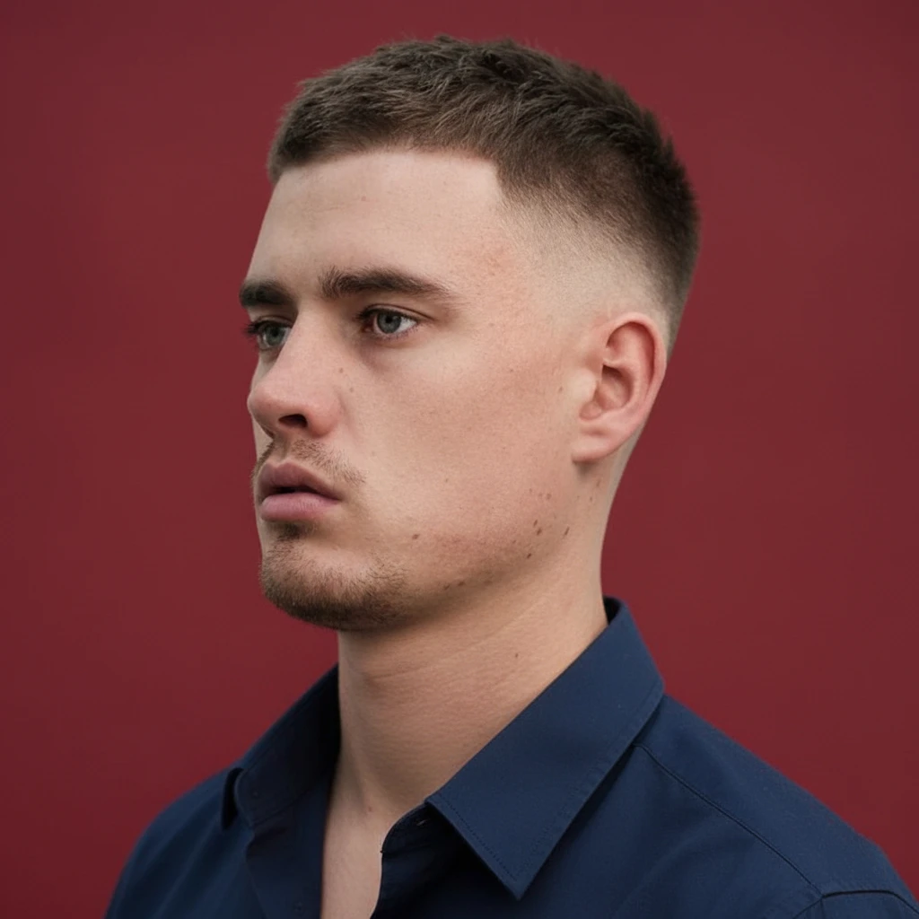 Corte de Cabelo Curto Masculino com Degradê Baixo