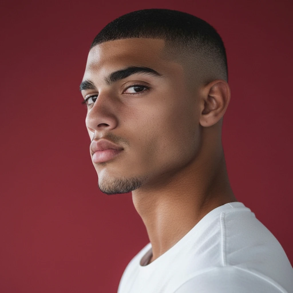 Corte de Cabelo Curto Masculino com Degradê Baixo