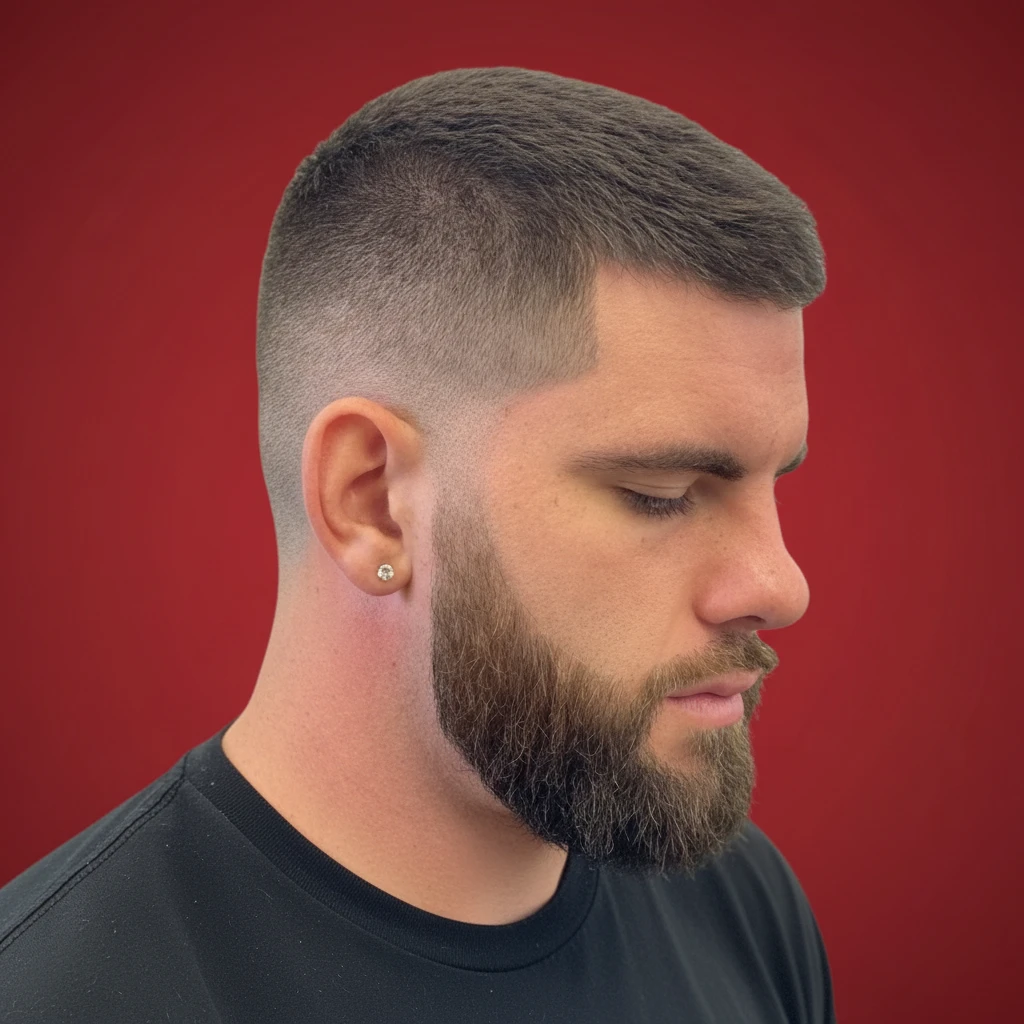 Corte de Cabelo Curto Masculino com Degradê Baixo