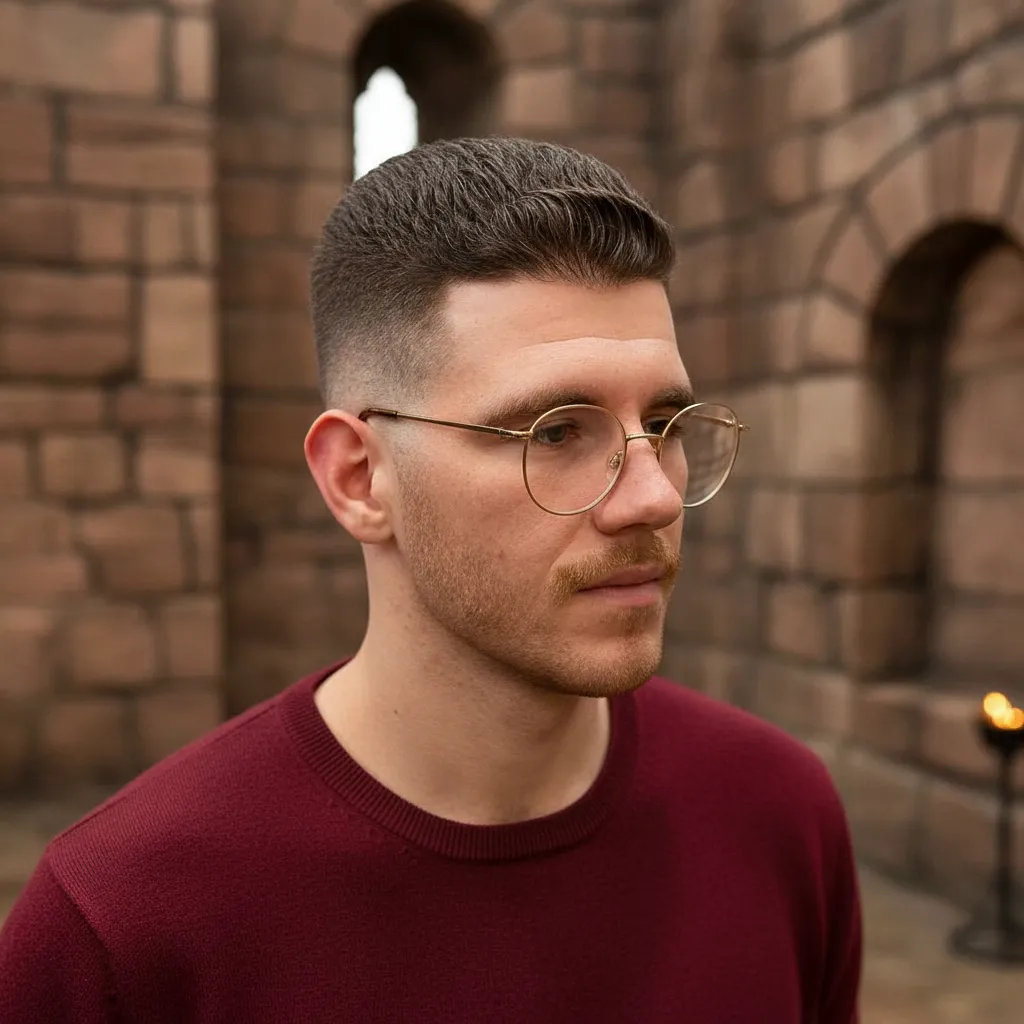 Corte de Cabelo Curto Masculino com Degradê Limpo