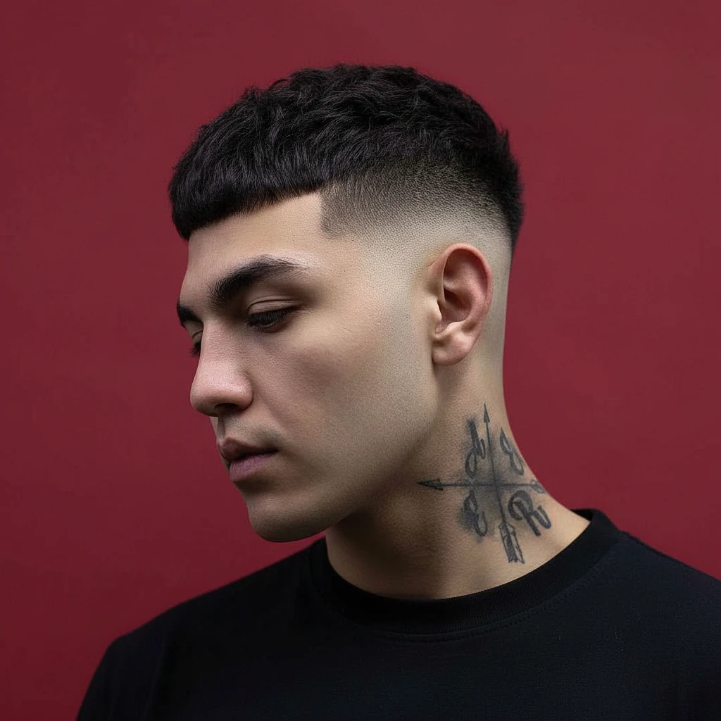 Corte de Cabelo Curto Masculino com Degradê Limpo