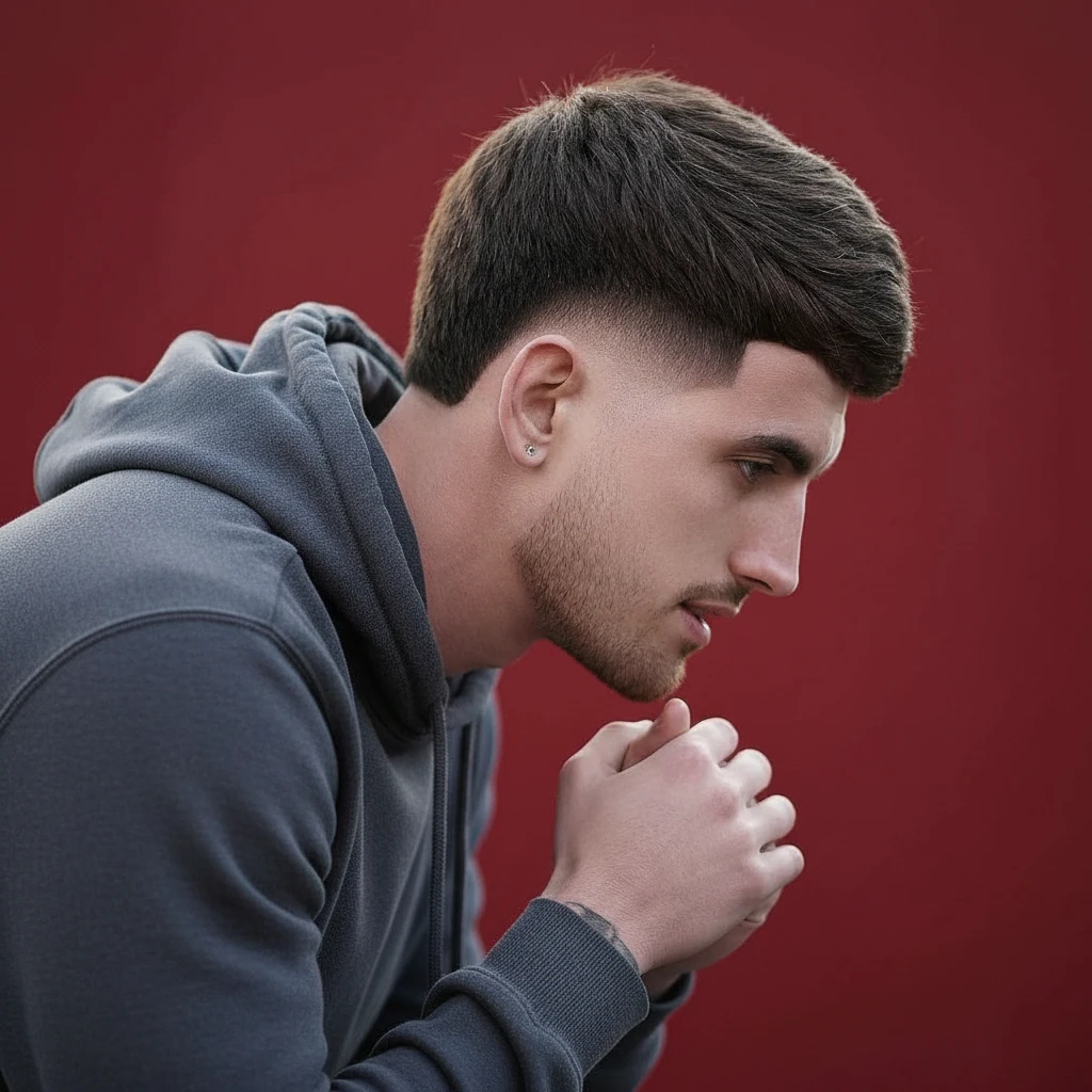 Corte de Cabelo Curto Masculino com Degradê Limpo