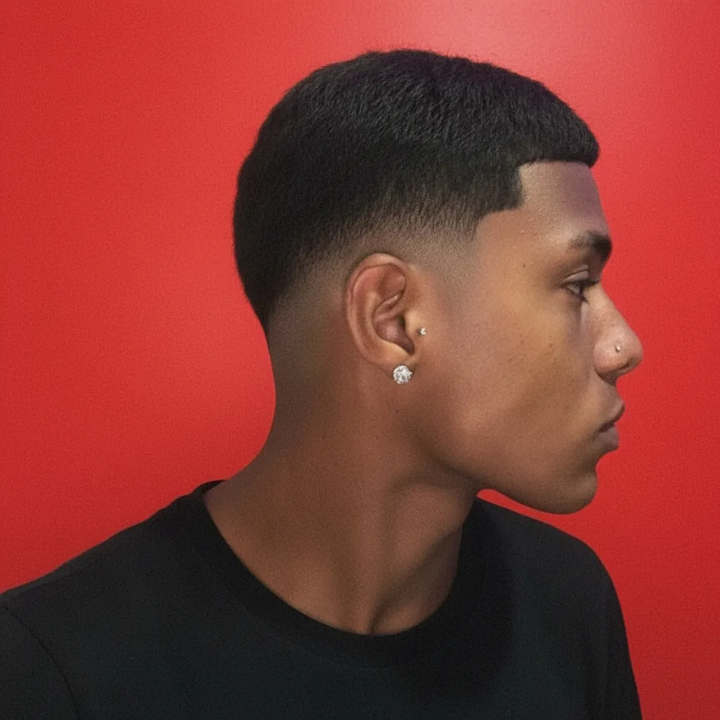Corte de Cabelo Curto Masculino com Degradê Limpo