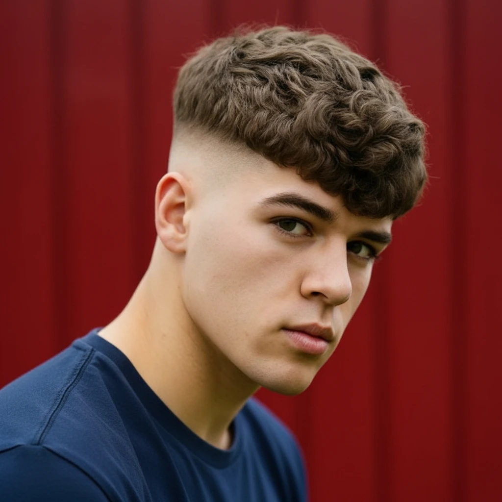 Corte de Cabelo Curto Masculino com Degradê Texturizado