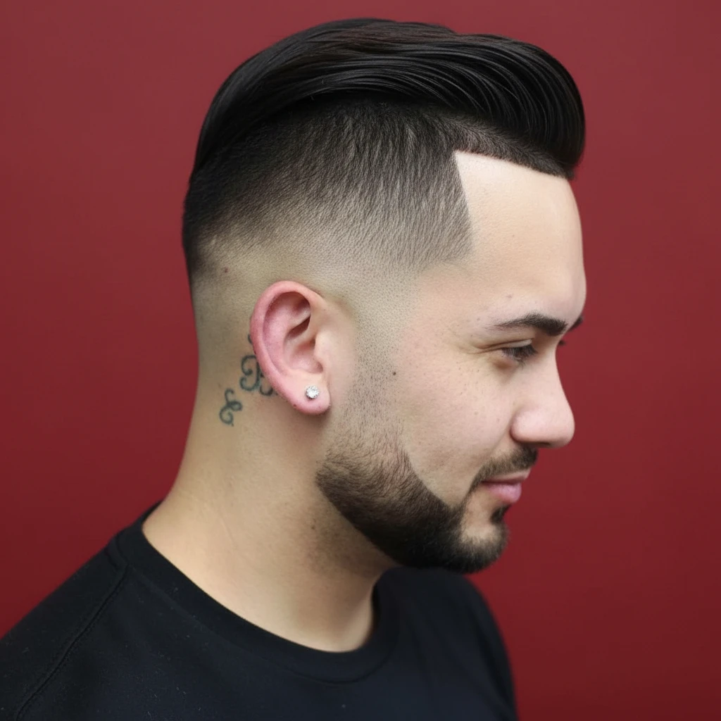 Corte de Cabelo Drop Fade com Topo Texturizado