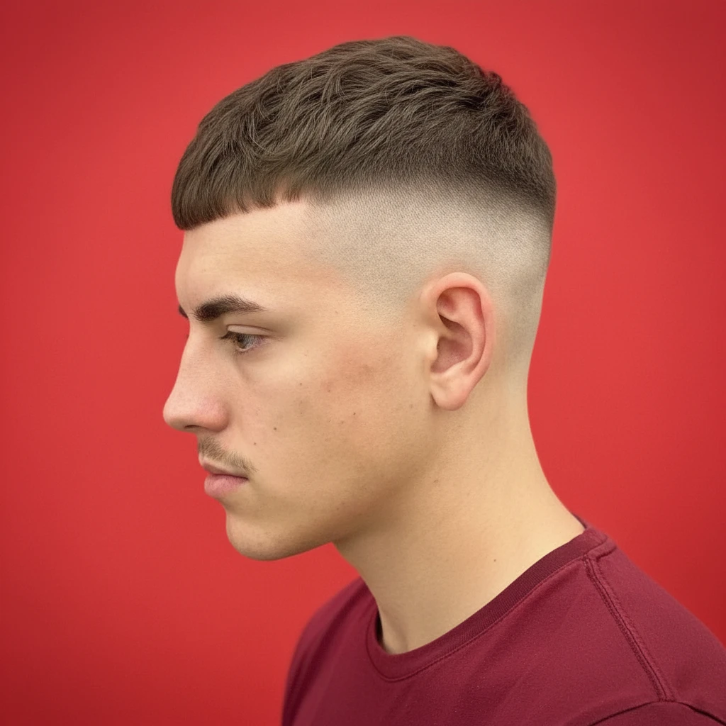 Corte de Cabelo Drop Fade em Cabelo Liso