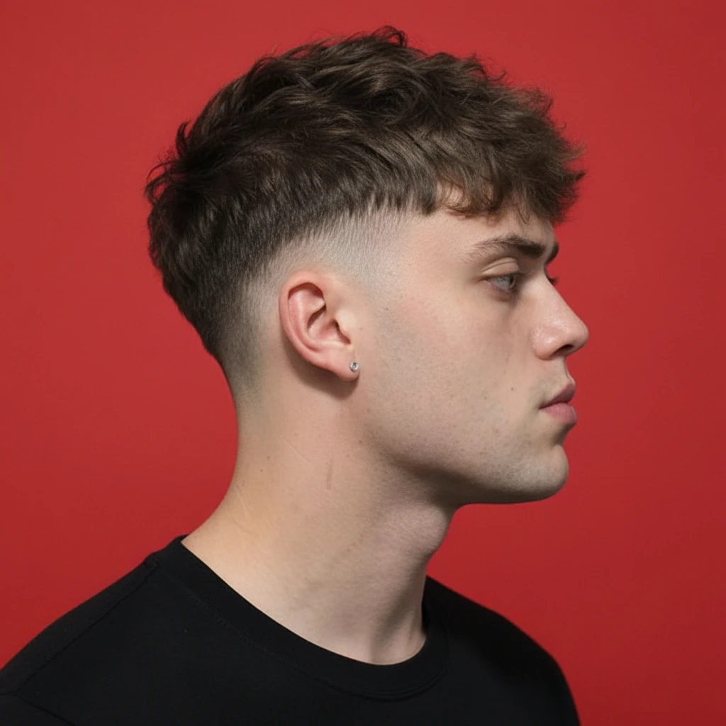 Corte de Cabelo Drop Fade em Cabelo Liso