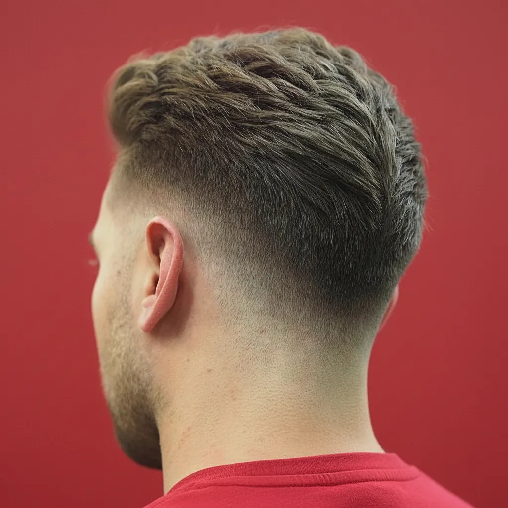 Corte de Cabelo Drop Fade em Cabelo Liso