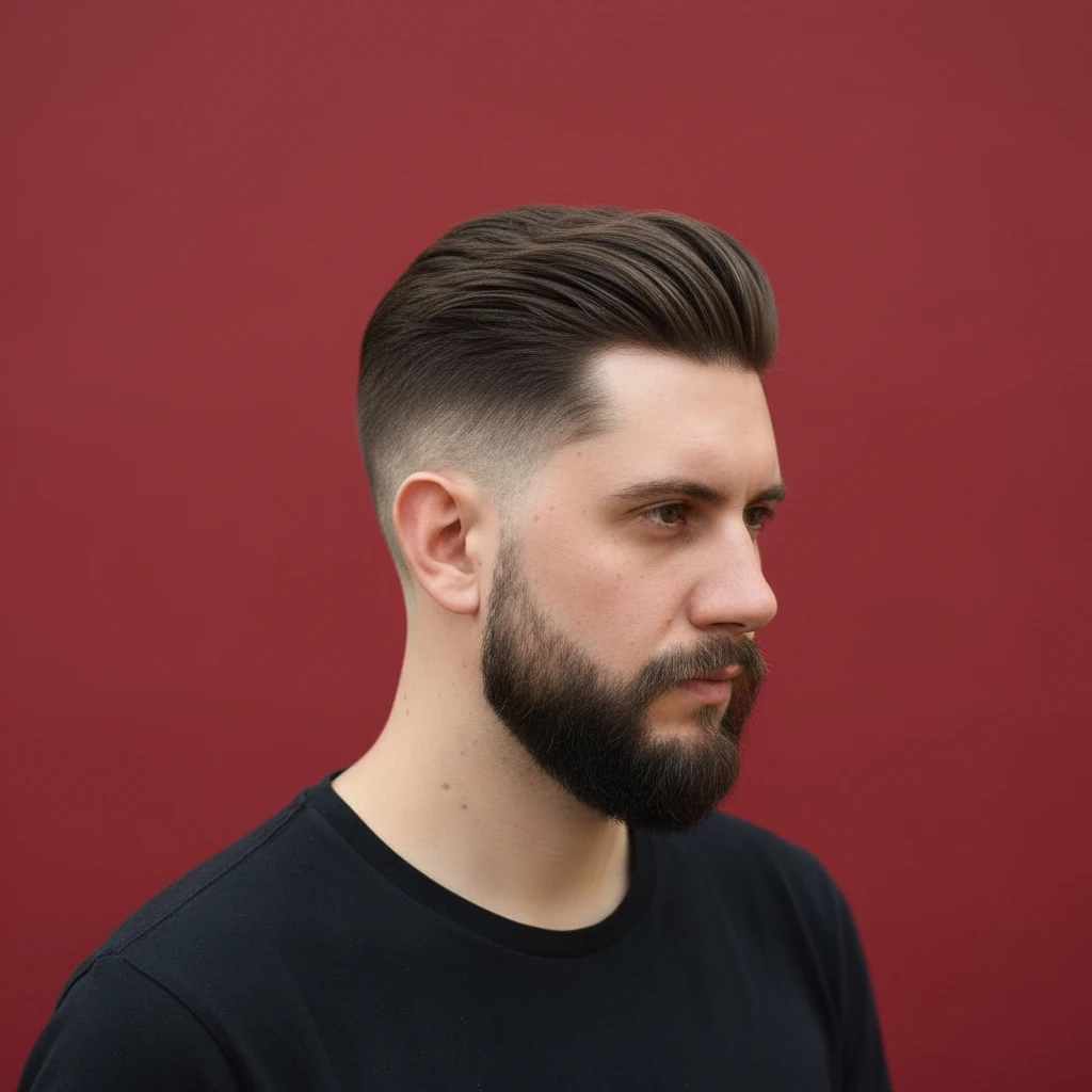 Corte de Cabelo Drop Fade em Cabelo Liso