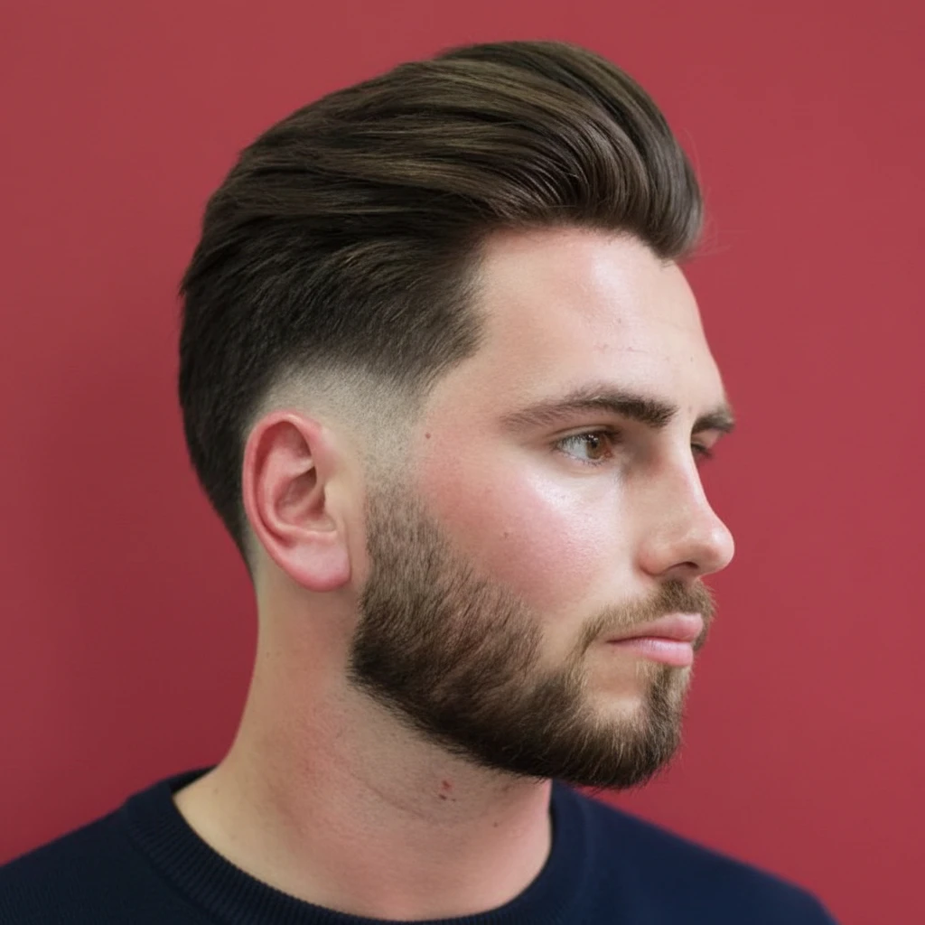 Corte de Cabelo Drop Fade em Cabelo Liso