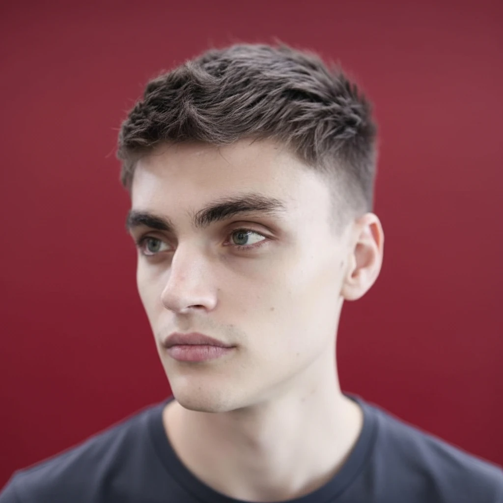 Drop Fade Haircut on Straight Hair