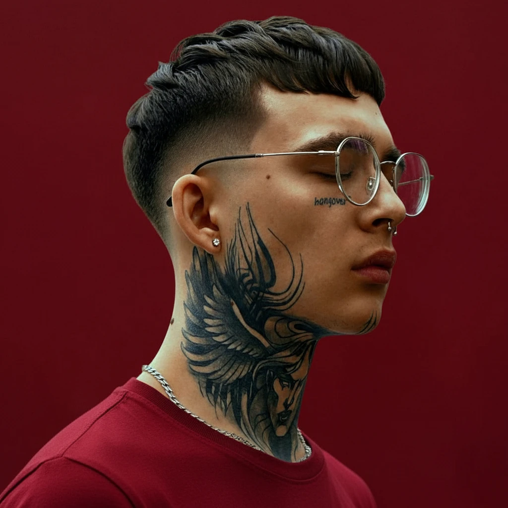 Corte de Cabelo French Crop com Degradê Alto