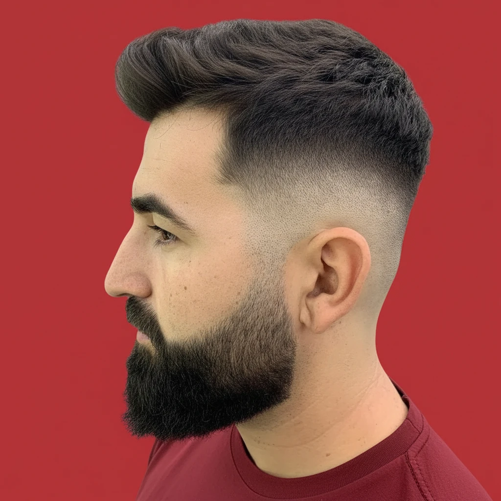 Corte de Cabelo French Crop com Degradê Moderno