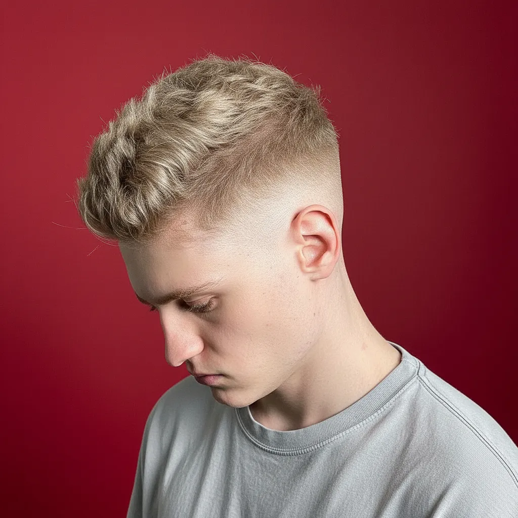 Corte de Cabelo French Crop com Degradê Moderno