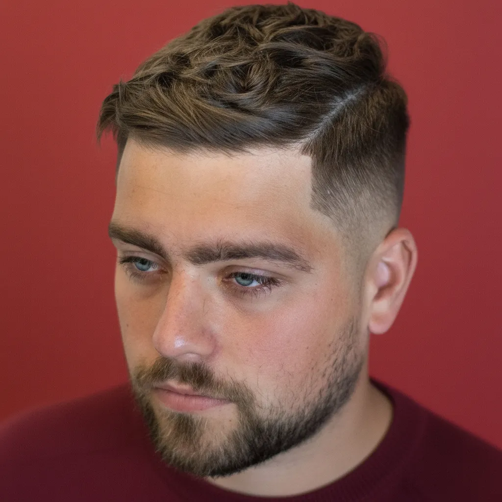 Corte de Cabelo French Crop com Degradê Moderno