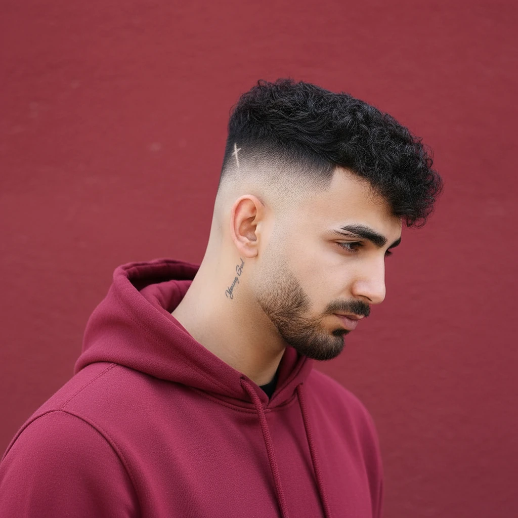 Corte de Cabelo French Crop com Degradê Moderno