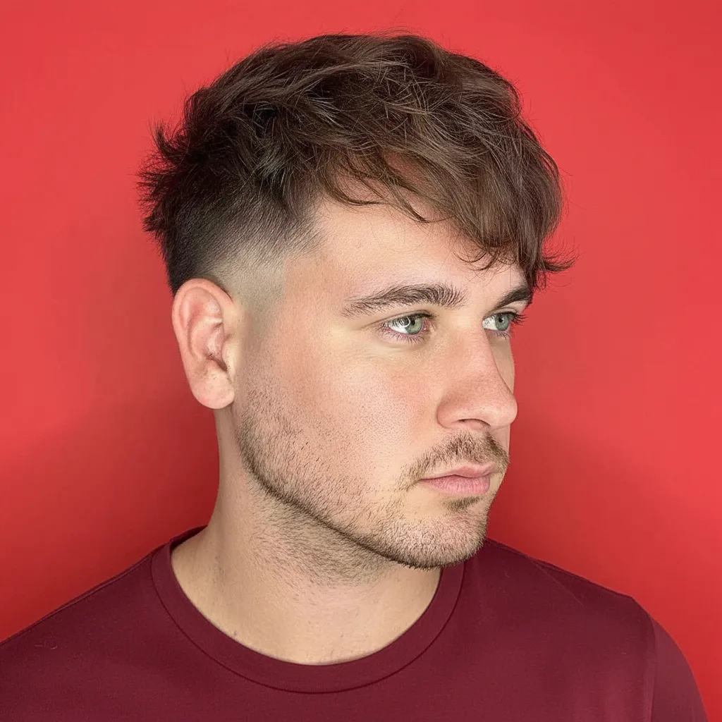 Corte de Cabelo French Crop com Degradê Moderno