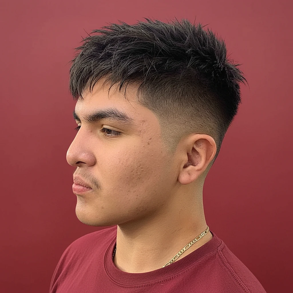 Corte de Cabelo French Crop com Degradê Moderno