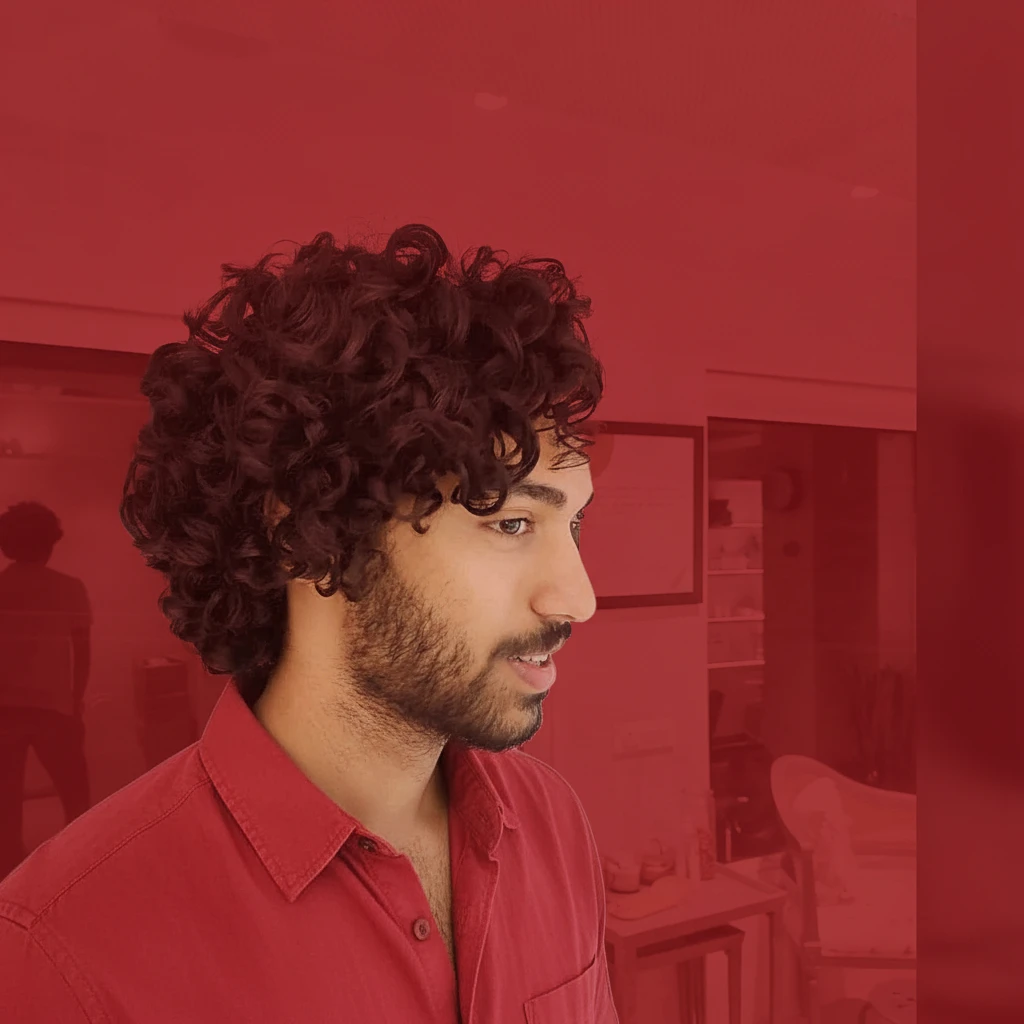 Corte de Cabelo Masculino Cacheado com Degradê