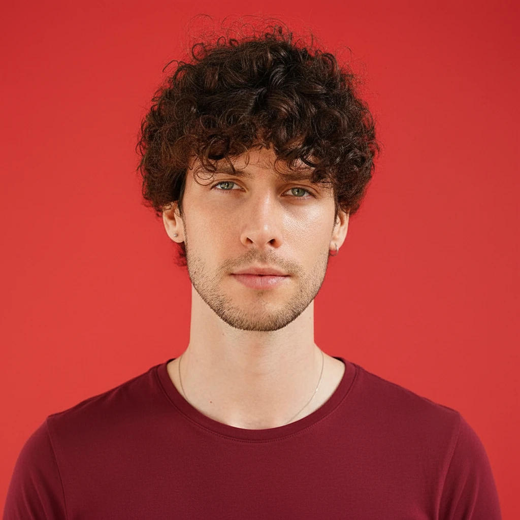 Corte de Cabelo Masculino Cacheado com Volume