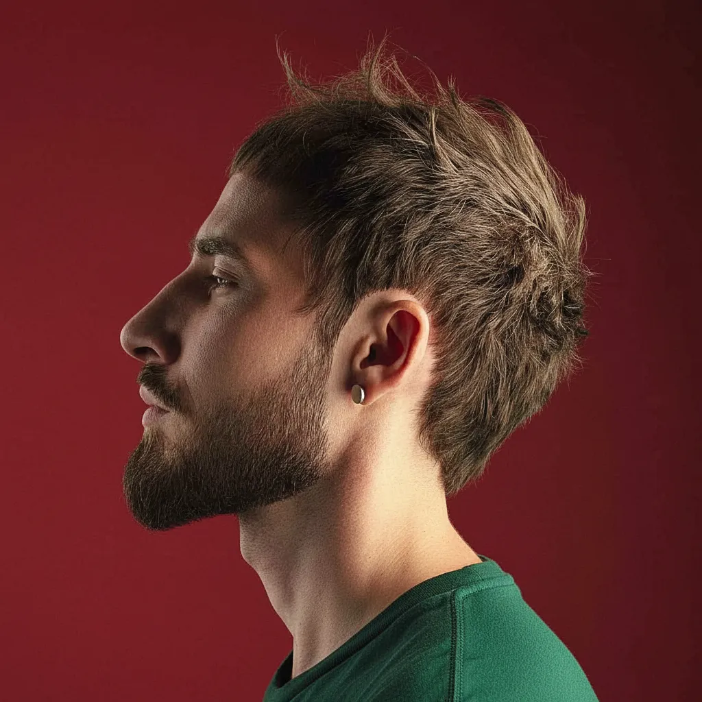 Short Textured Men's Haircut