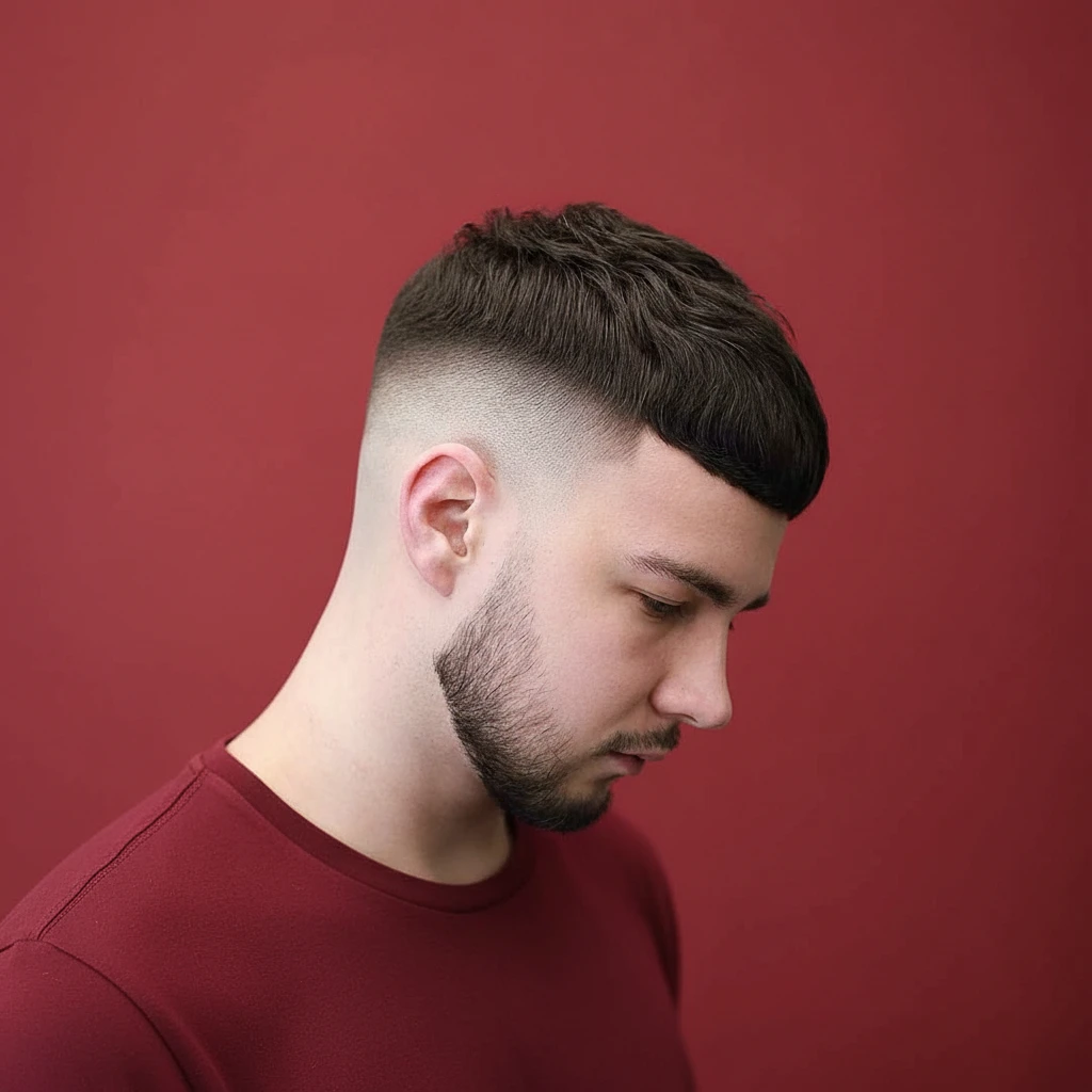 Corte de Cabelo Masculino Curto com Degradê Alto