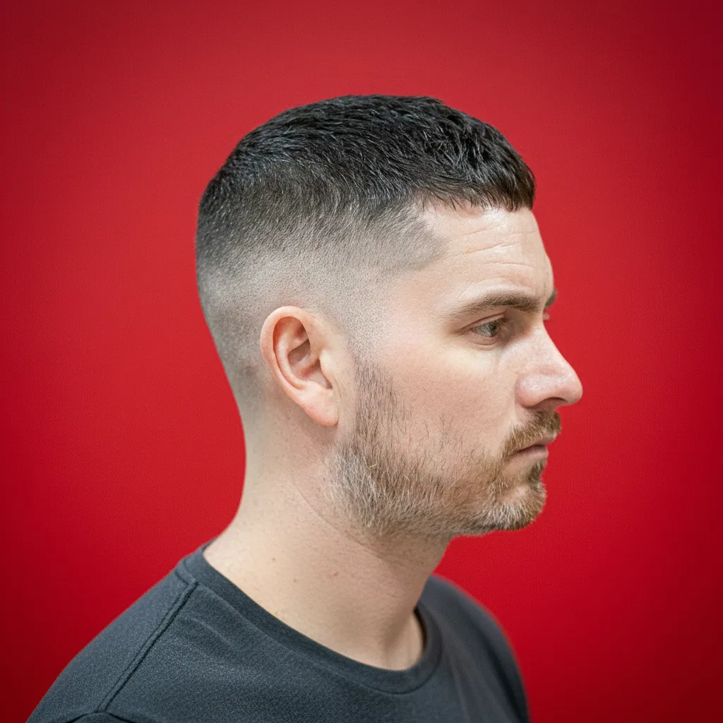 Corte de Cabelo Masculino Curto com Degradê Baixo