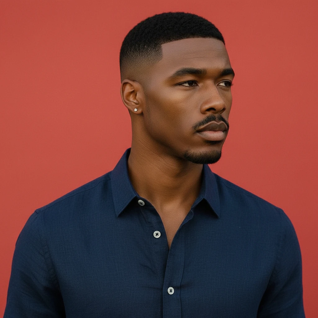 Corte de Cabelo Masculino Curto com Degradê Limpo
