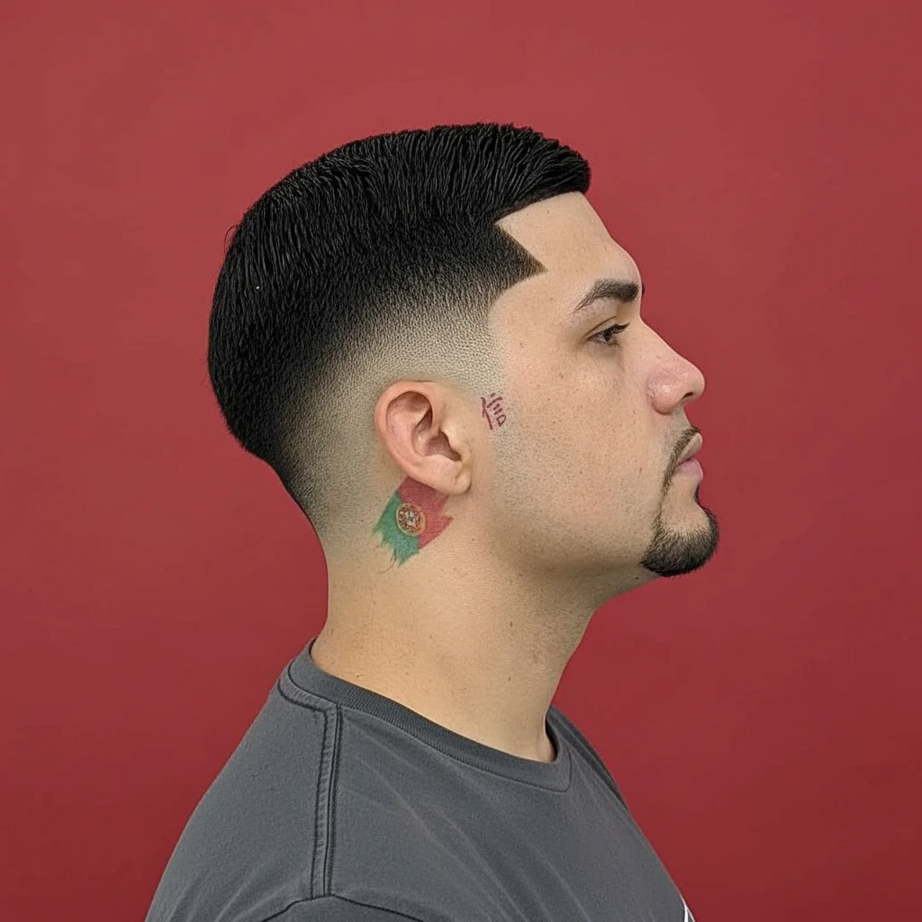 Corte de Cabelo Masculino Degradê Alto com Acabamento Perfeito
