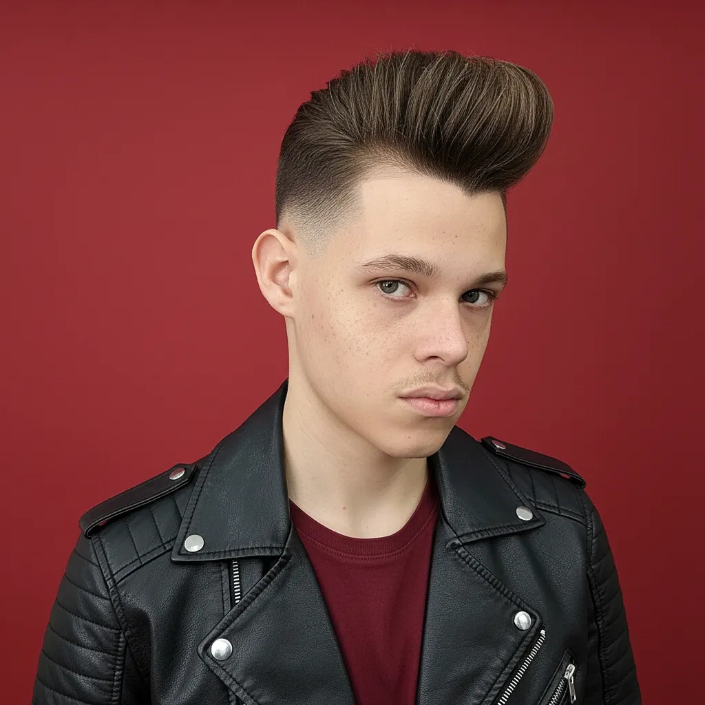 Corte de Cabelo Masculino Degradê Alto com Volume