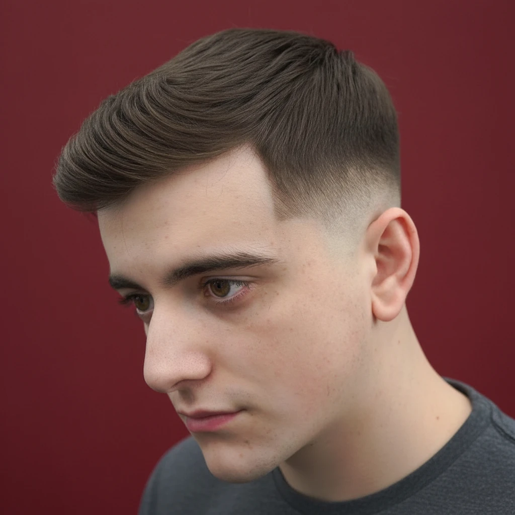 Corte de Cabelo Masculino Degradê Baixo em Cabelo Liso