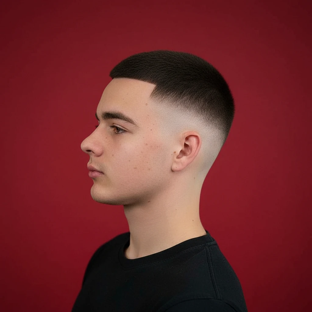 Corte de Cabelo Masculino Degradê Baixo em Cabelo Liso