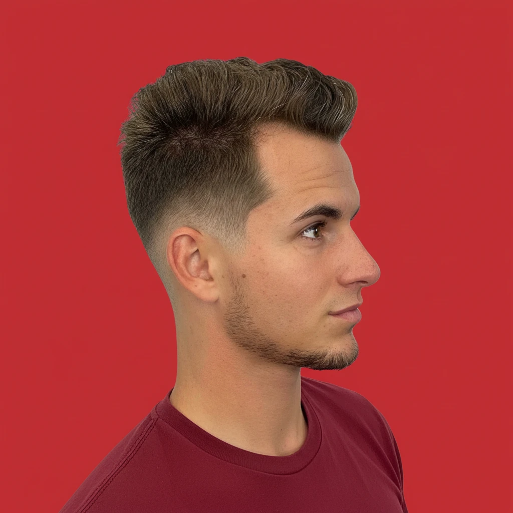 Corte de Cabelo Masculino Degradê Baixo em Cabelo Liso