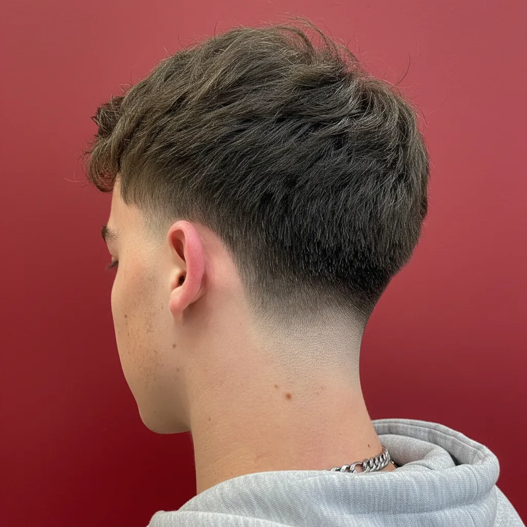 Corte de Cabelo Masculino Degradê Baixo em Cabelo Liso