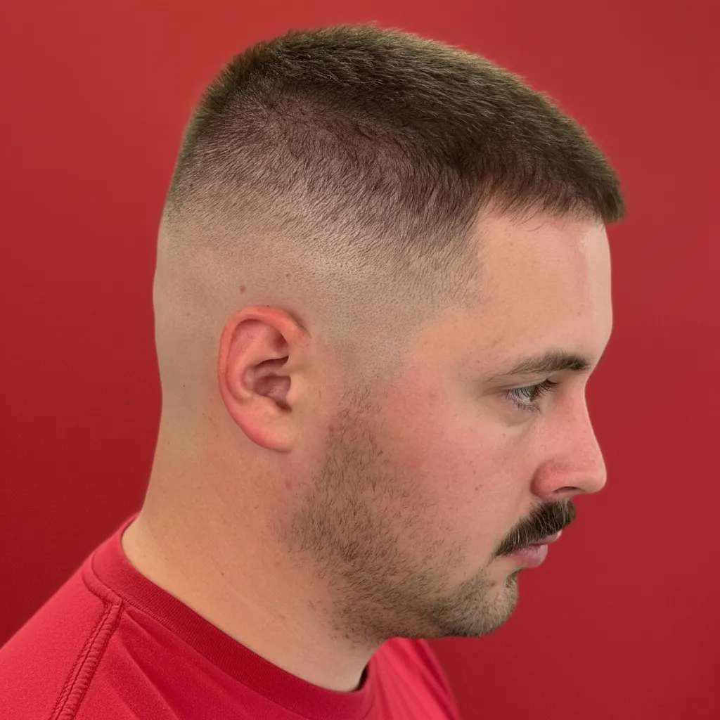 Men's Short Gradient Haircut