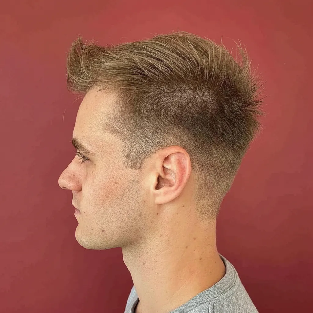 Corte de Cabelo Masculino Degradê Moderno em Cabelo Liso