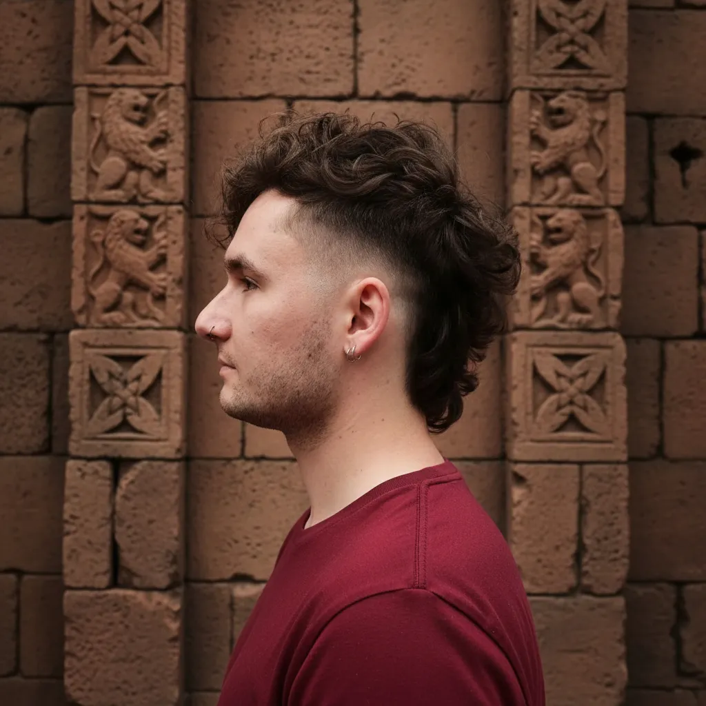 Men's Gradient Haircut with Texture