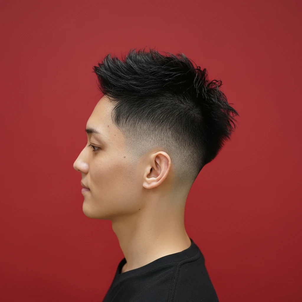 Corte de Cabelo Masculino Degradê com Topo Texturizado