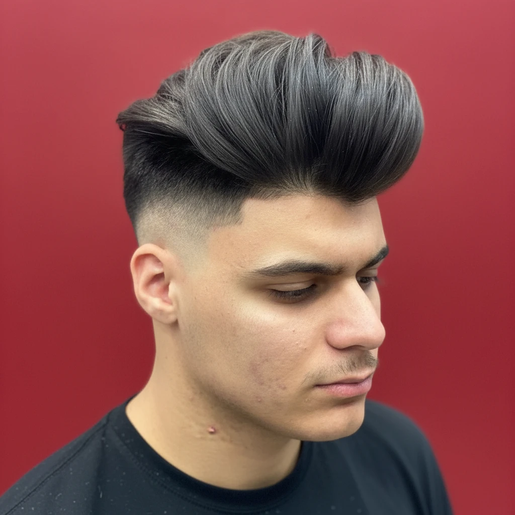 Men's Gradient Haircut with Volume