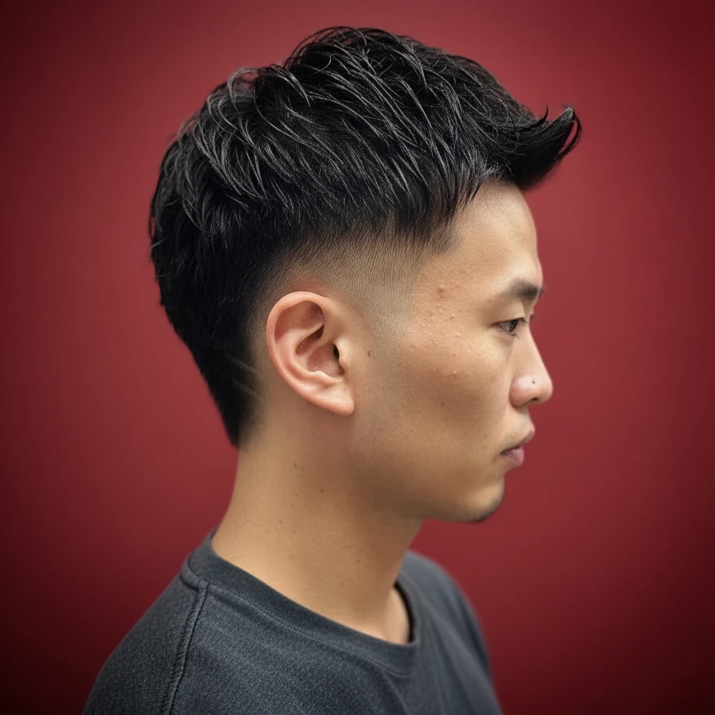 Corte de Cabelo Masculino Degradê em Cabelo Liso