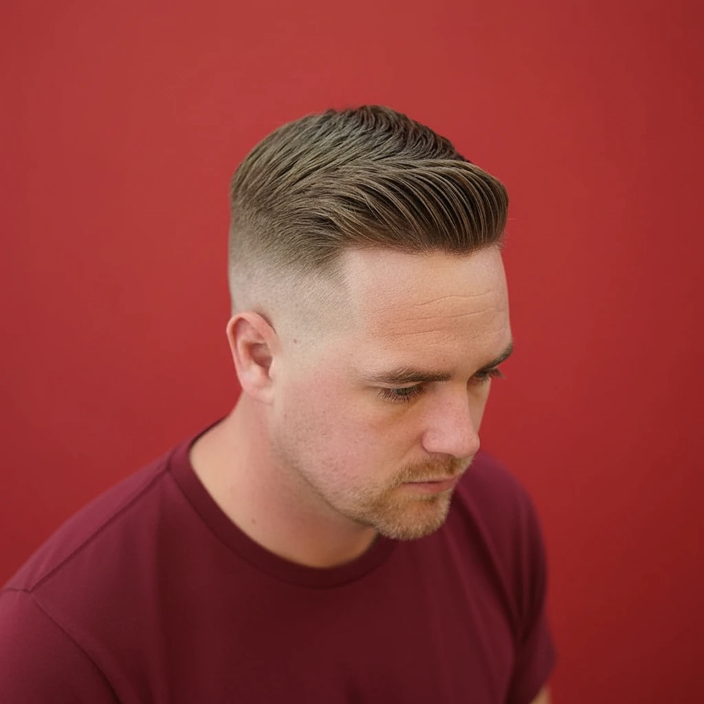 Corte de Cabelo Pompadour em Cabelo Liso e Moderno