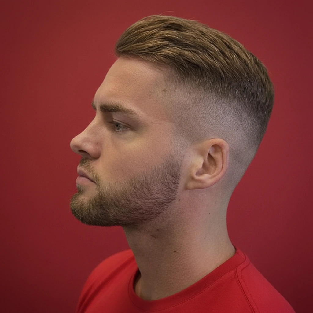 Corte de Cabelo Undercut Moderno com Degradê Lateral