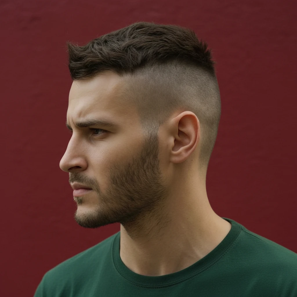 Corte de Cabelo Undercut com Degradê Baixo