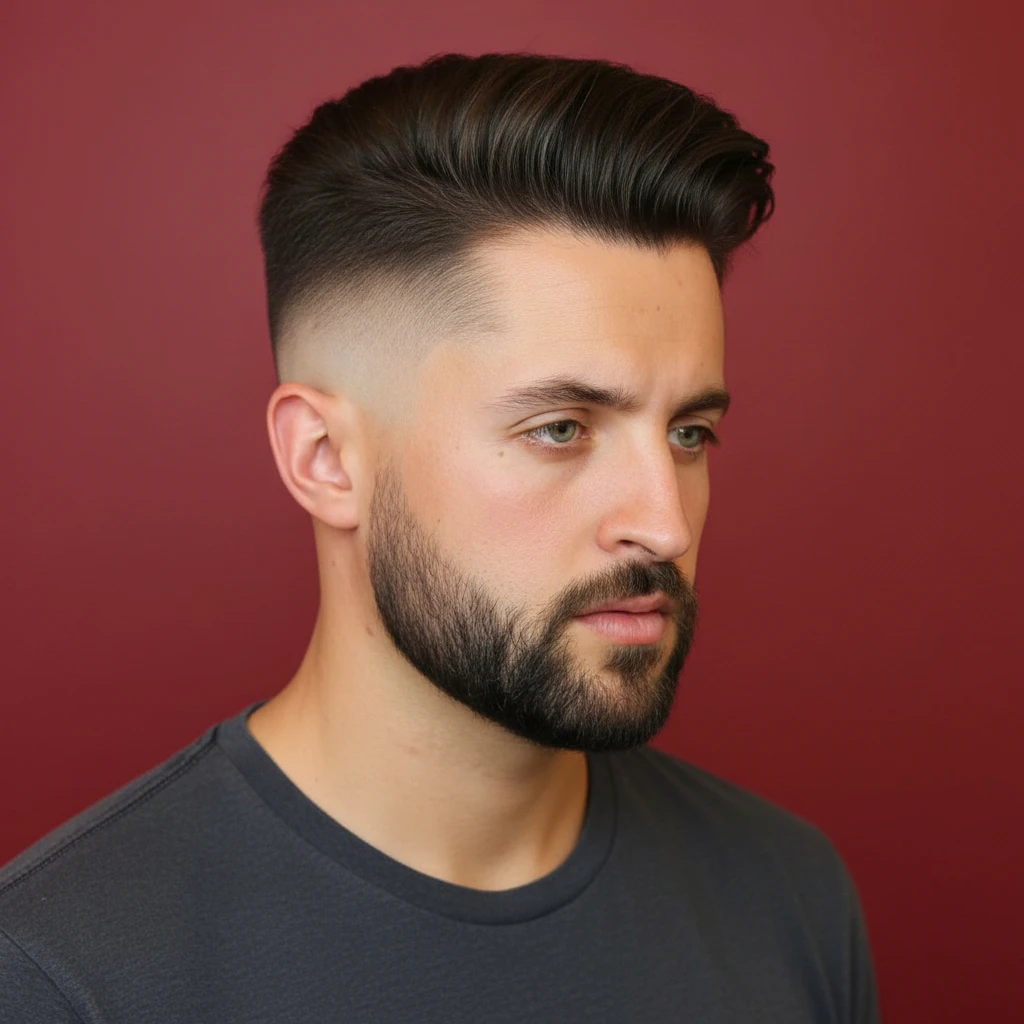 Undercut Haircut with Clean Gradient